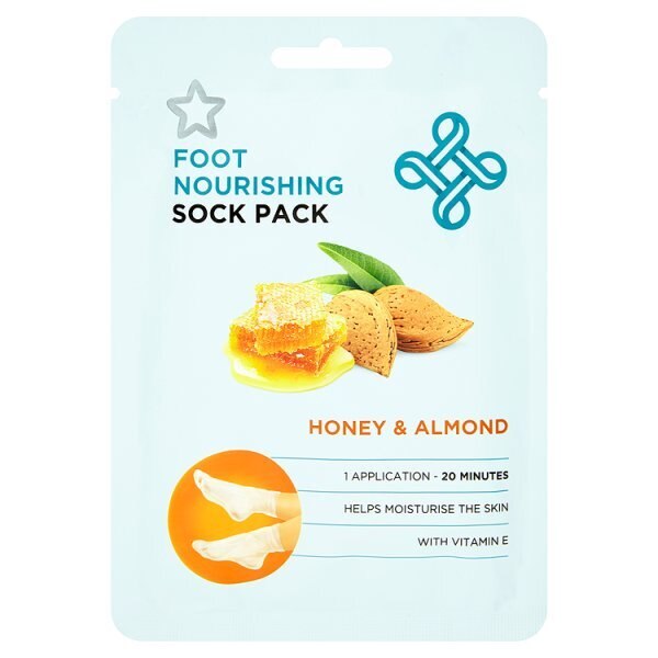 Superdrug Honey and Almond Nourishing Foot Mask Sock