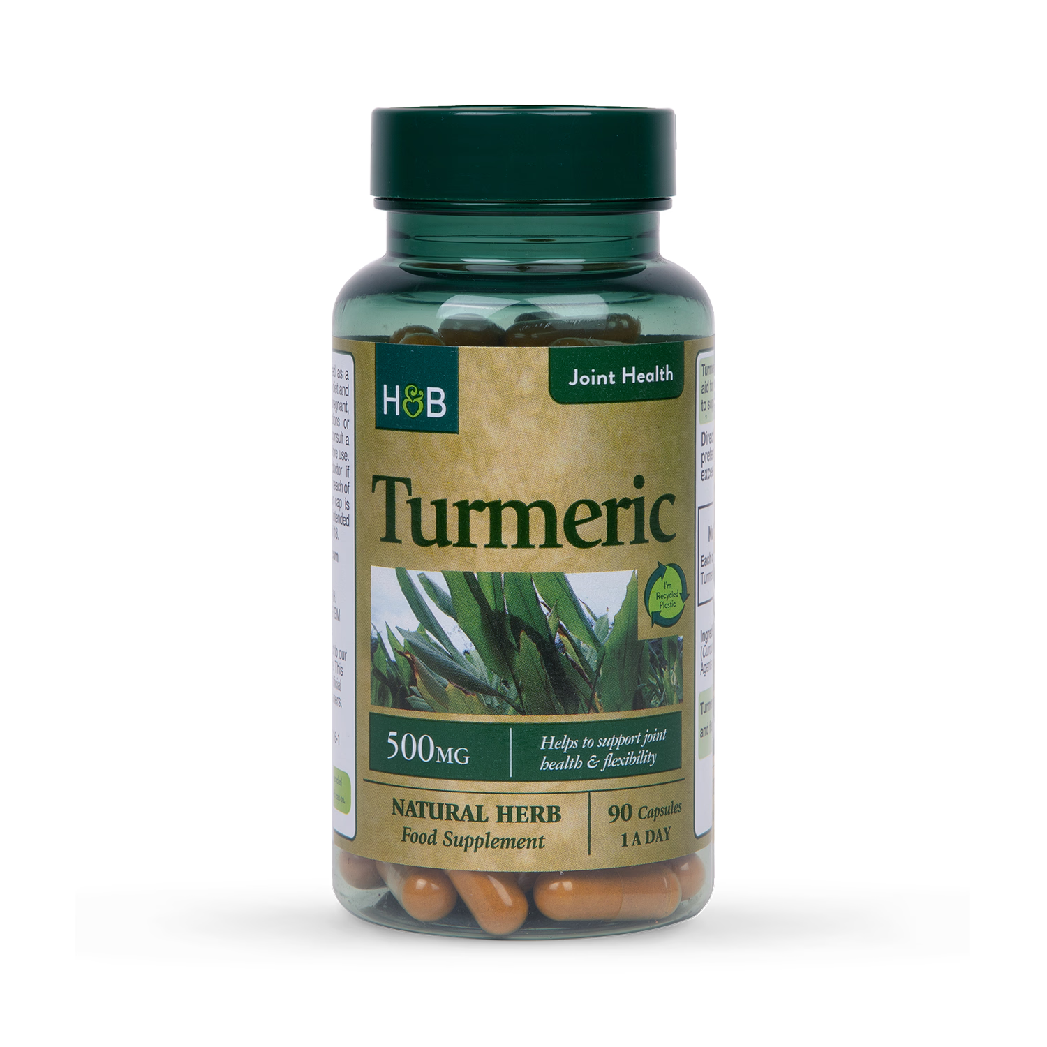 Holland & Barrett Turmeric 500mg Capsules 90, UK version