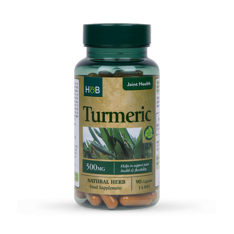 Holland & Barrett Turmeric 500mg Capsules 90, UK version