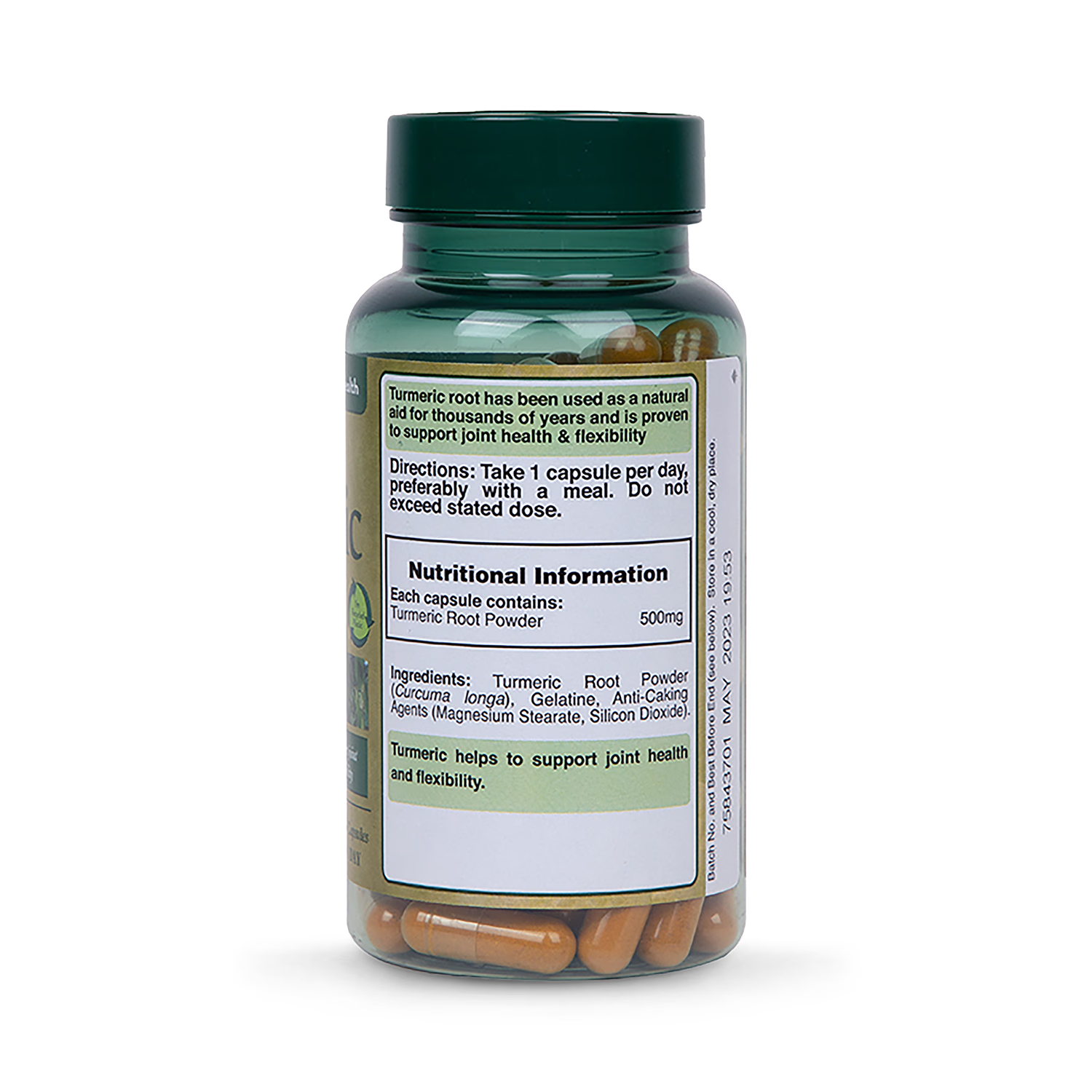 Holland & Barrett Turmeric 500mg Capsules 90, UK version