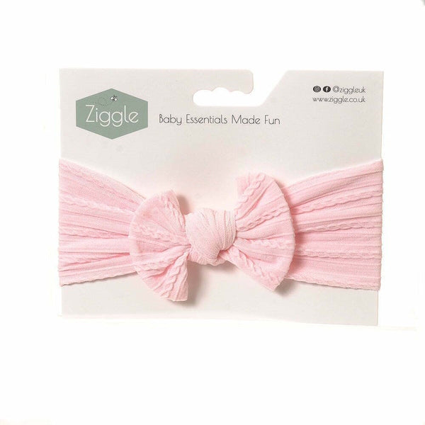 Ziggle Baby Top Bow Turban Headband