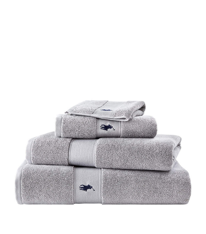 Ralph Lauren Polo Player bath sheet 90cm x 160cm, imported from the UK