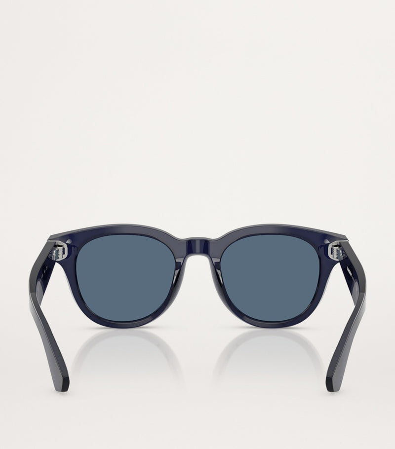 Burberry acetate round sunglasses - British product