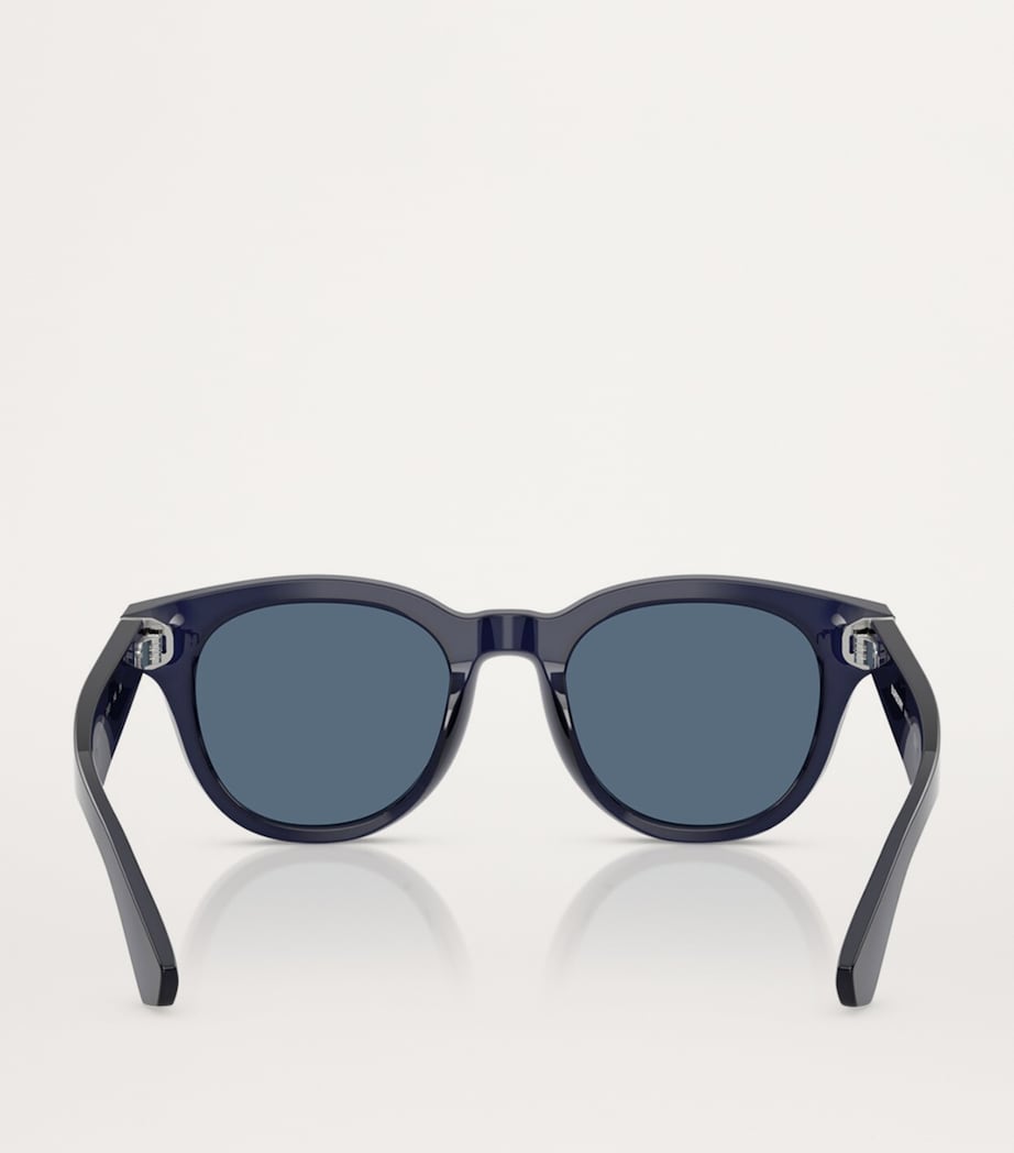 Burberry acetate round sunglasses - British product