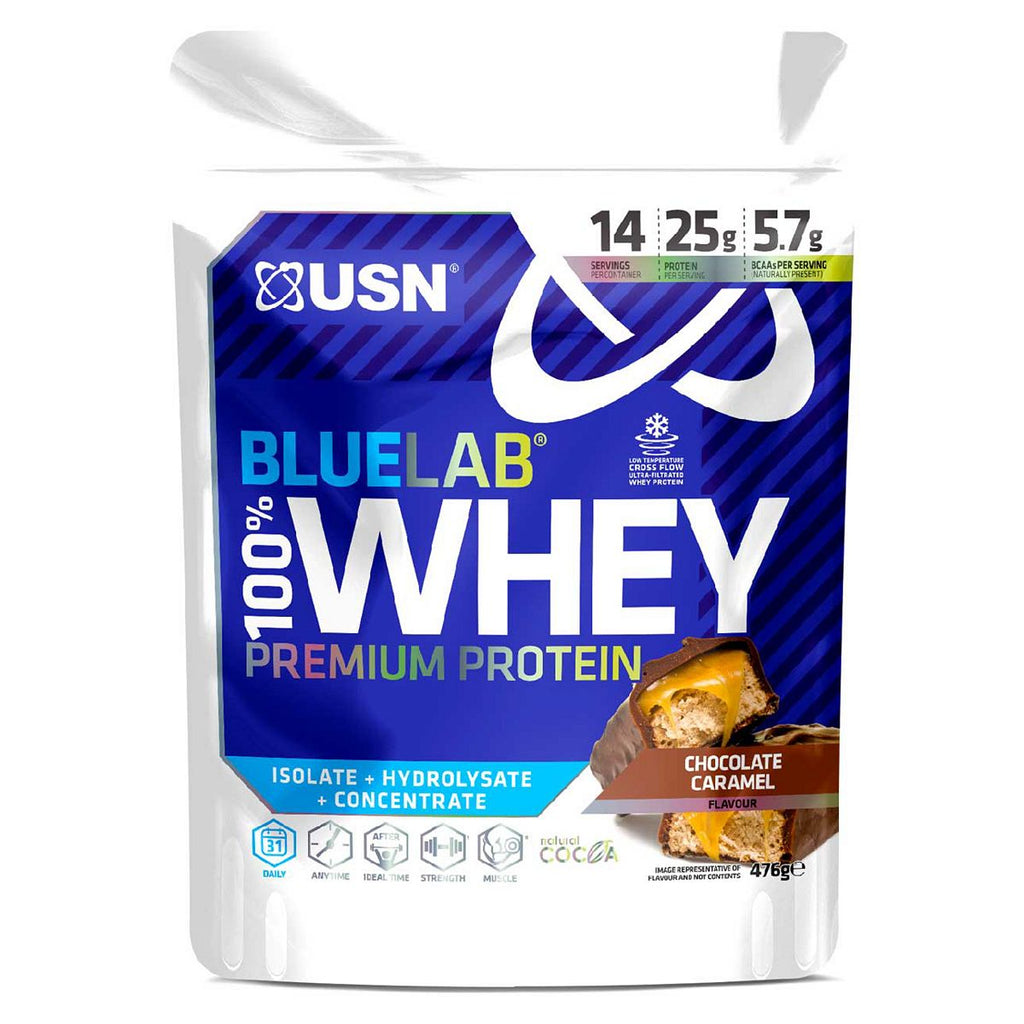 USN Blue Lab Whey Chocolate Caramel 476g