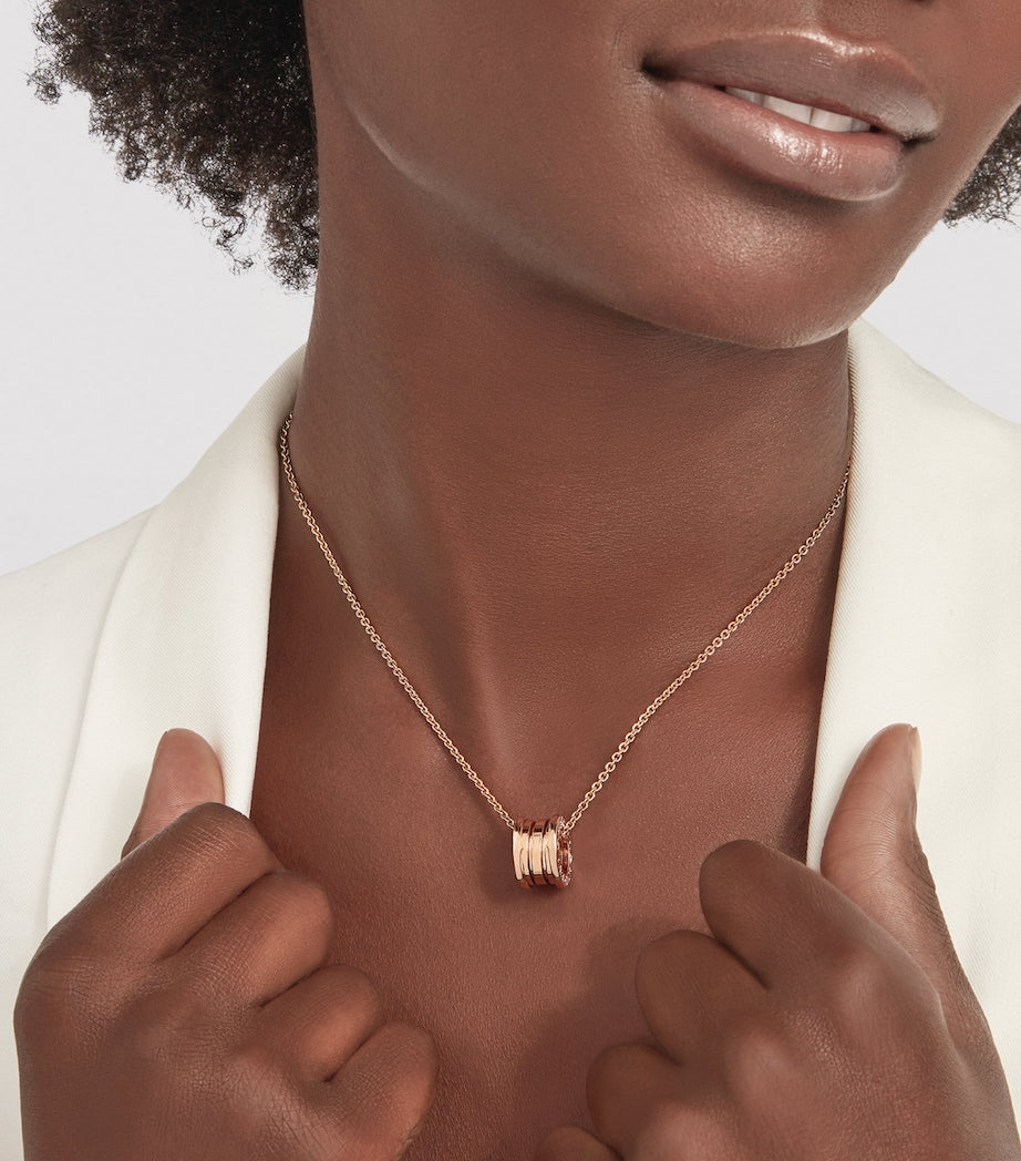Bvlgari B.zero1 rose gold necklace - British product