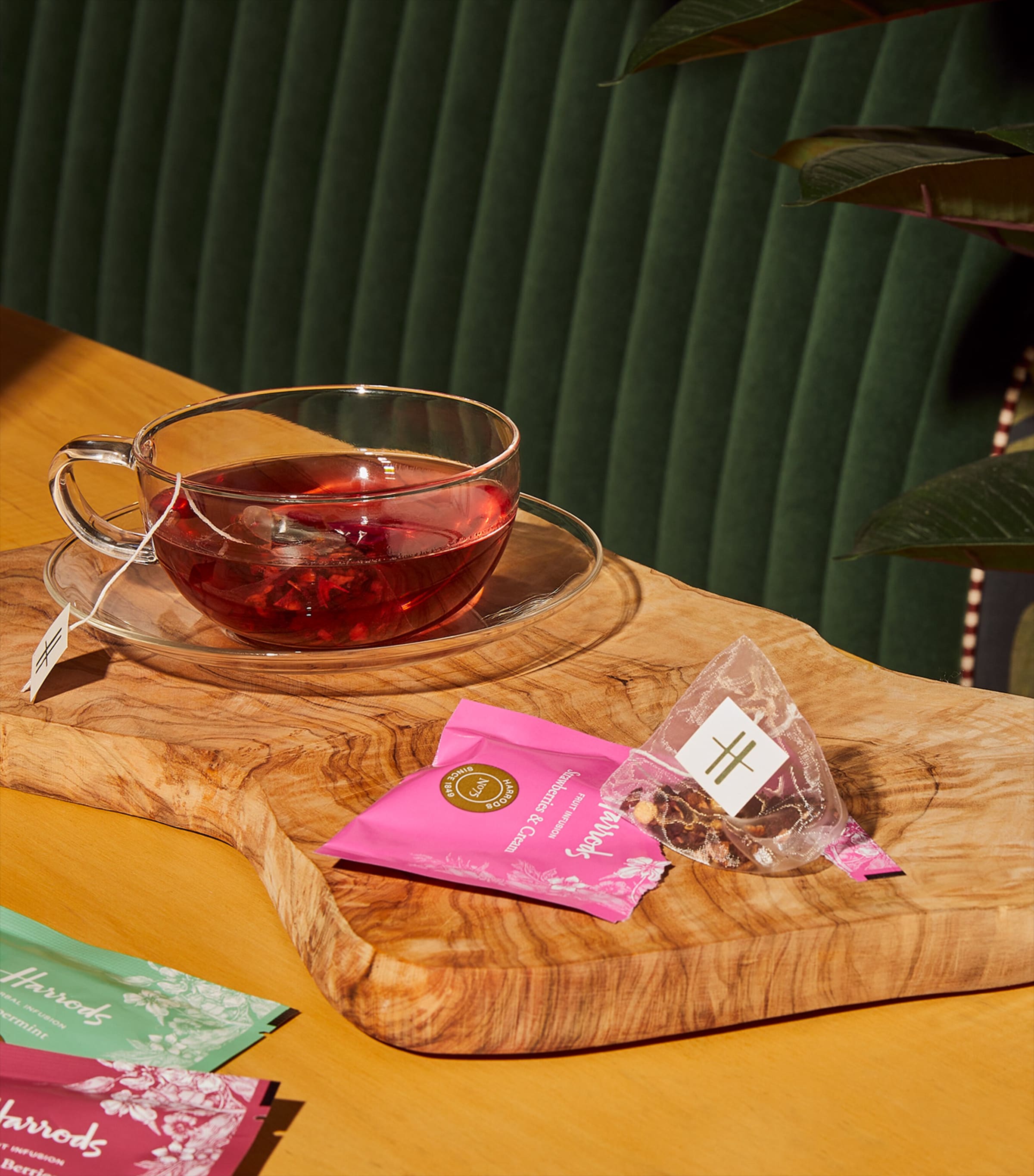 Harrods herbal and fruit infusion selection 30 tea bags, UK version