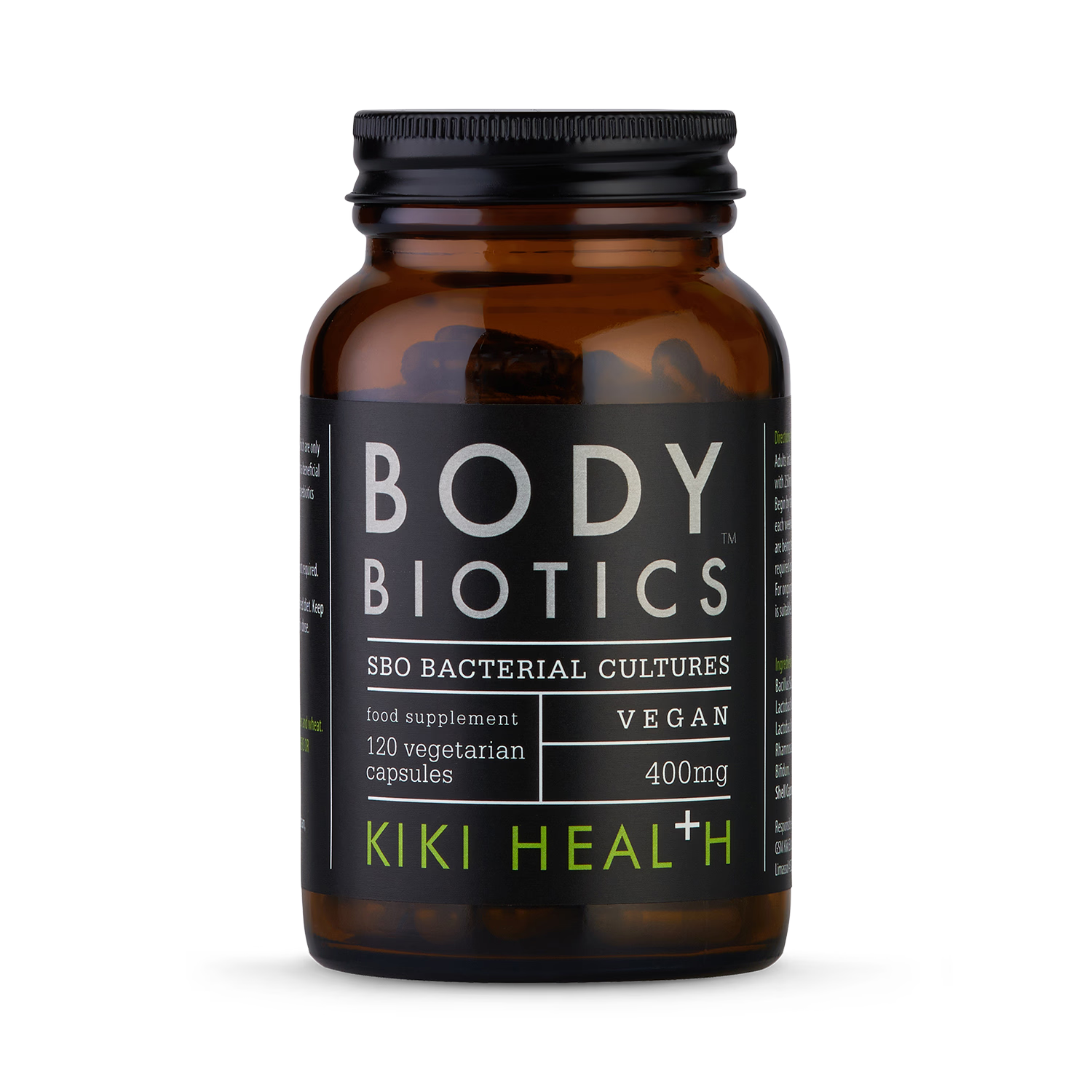 KIKI Health Body Biotics probiotic 120 vegicaps, imported from the UK