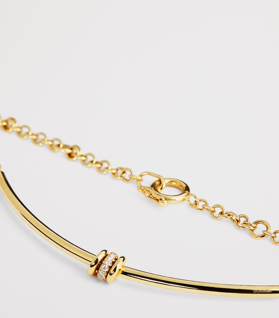 Spinelli Kilcollin Gravity Arc diamond chain necklace (British brand)