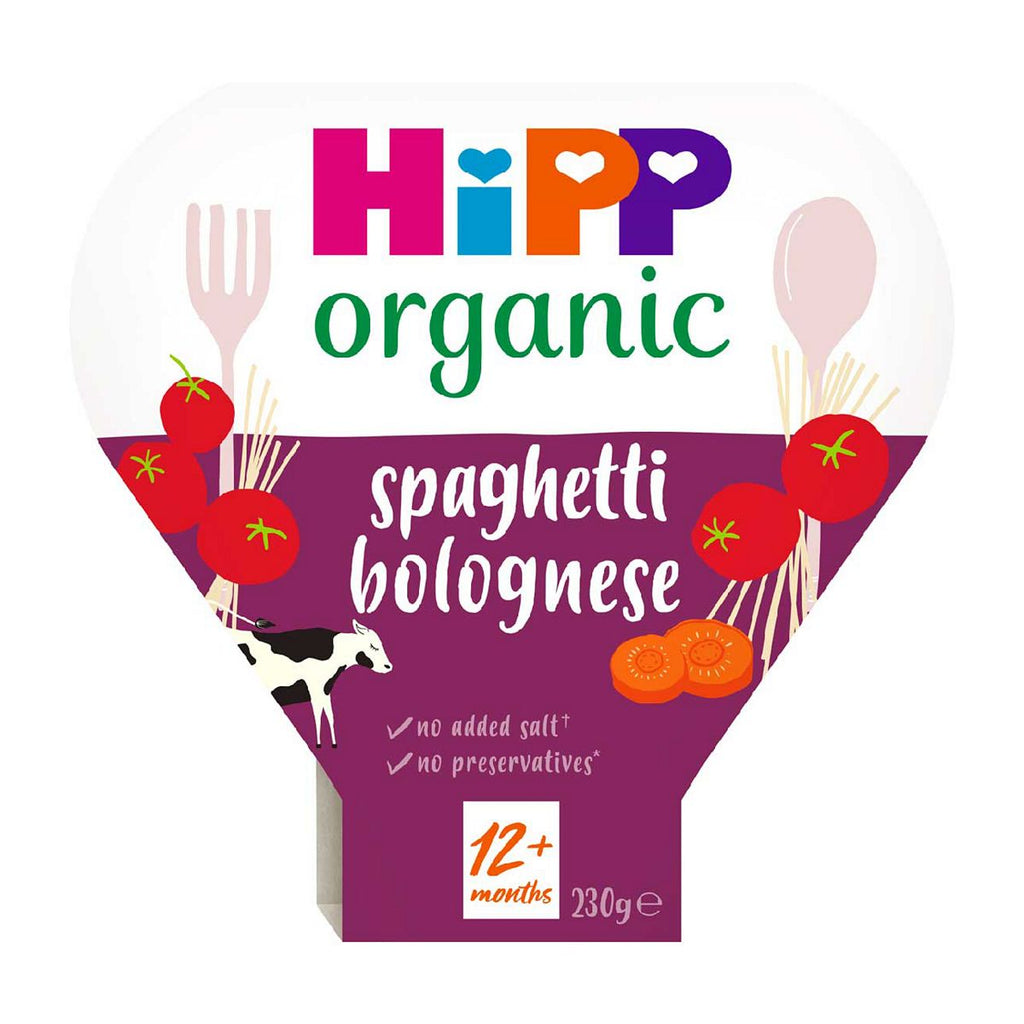 HiPP Organic Spaghetti Bolognese Toddler Tray Meal 1-3 Years 230g