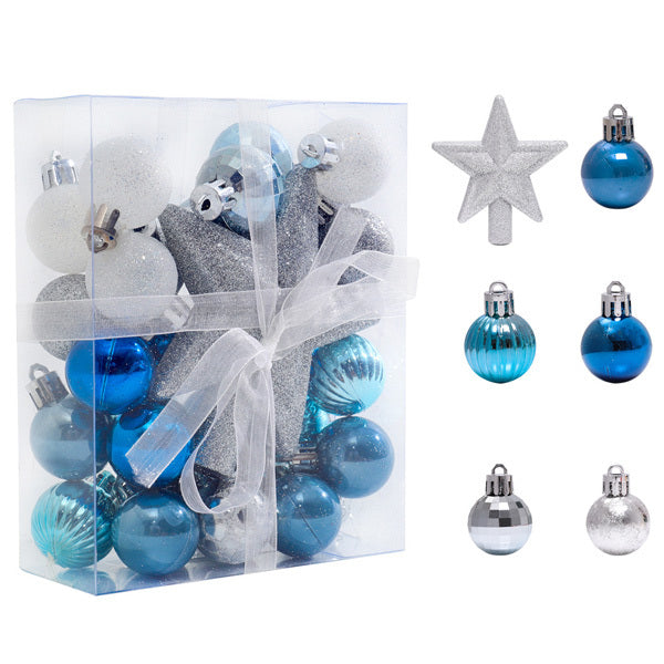 Livingandhome Christmas ornament set 30 pieces, UK version