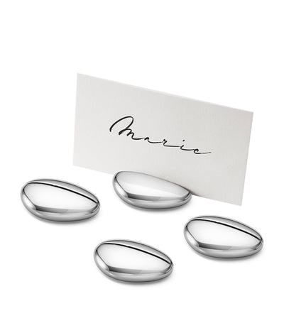 Harrods Georg Jensen Sky Place Card Holder Tableware Set of 4- Buy online at McGrocer
