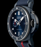 Panerai Ti-Ceramitech Submersible Luna Rossa watch 44mm (British brand)