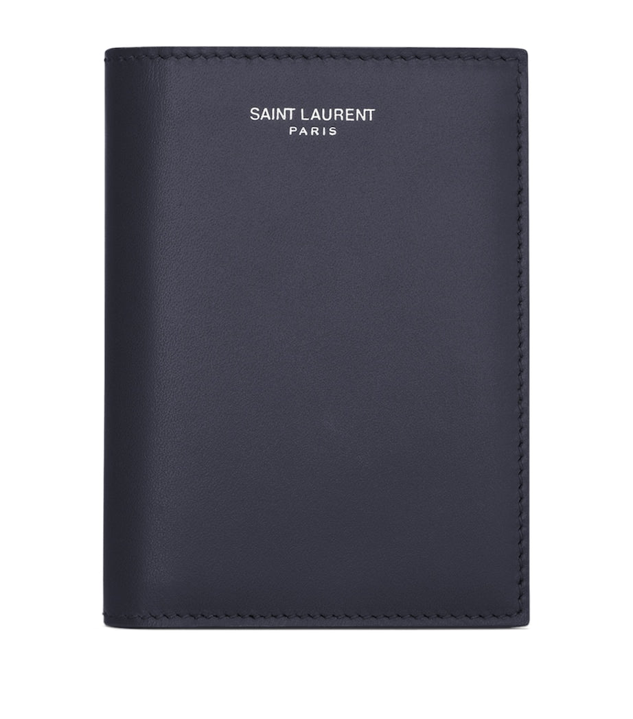 Saint Laurent calfskin logo bifold wallet - British product