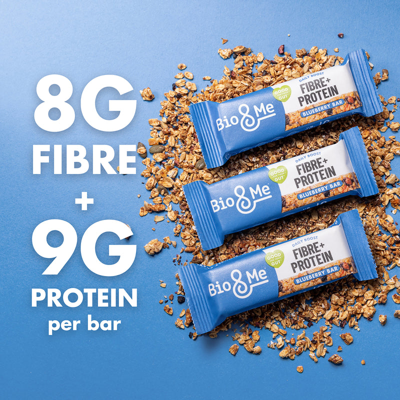 Bio & Me blueberry protein oat bars 3x40g - British product