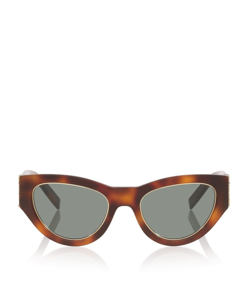 Saint Laurent cat eye sunglasses Havana tortoiseshell acetate (British brand)