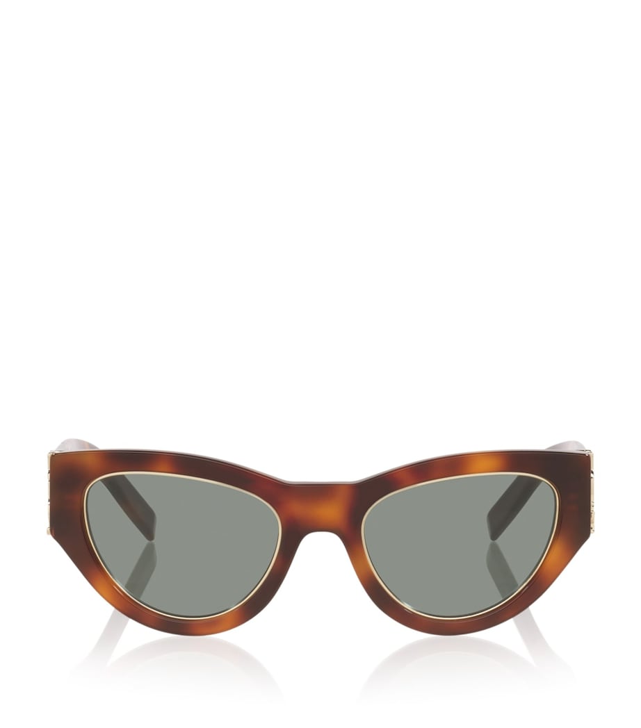 Saint Laurent cat eye sunglasses Havana tortoiseshell acetate (British brand)