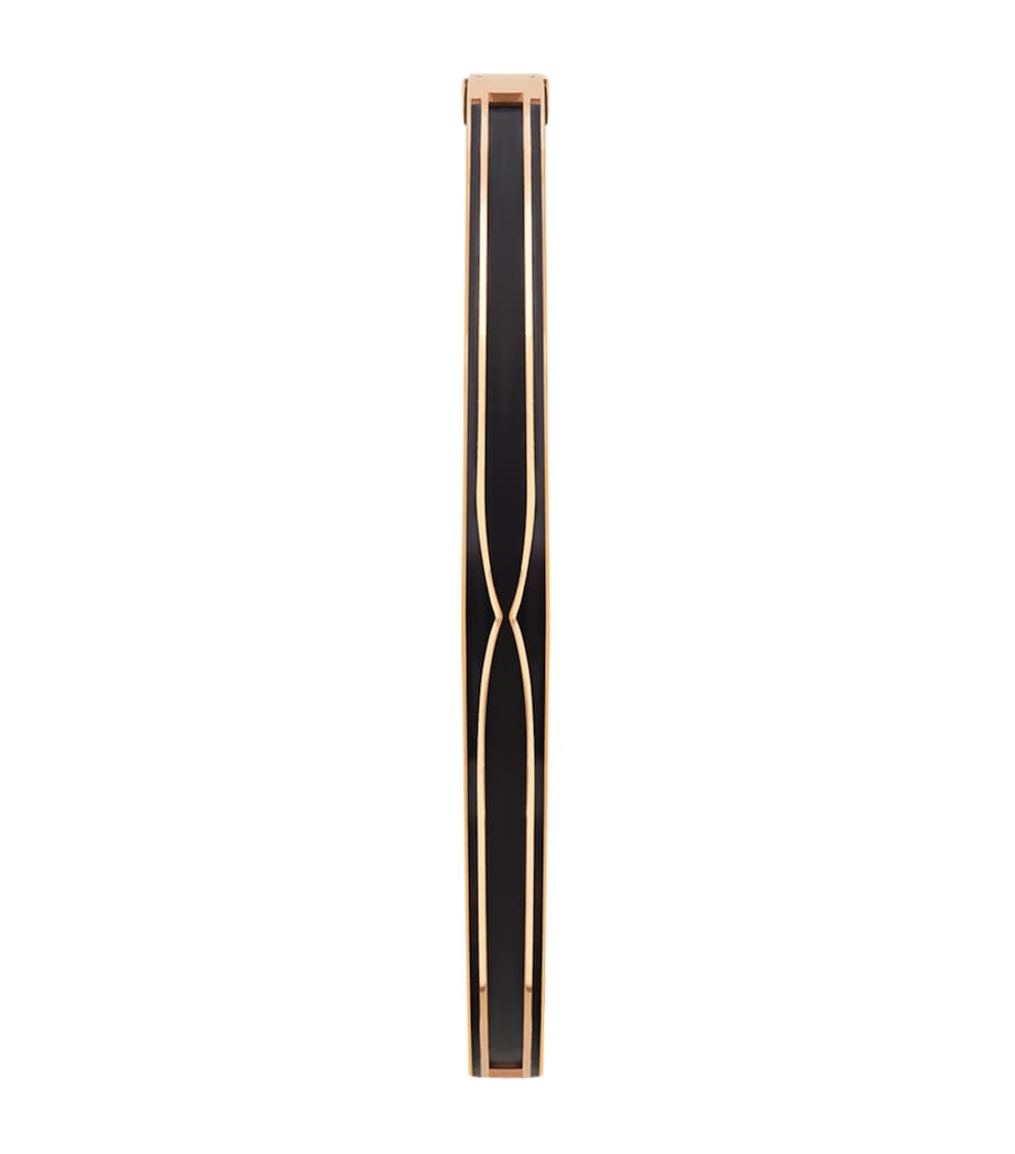 Bvlgari B.zero1 rose gold ceramic bangle, imported from the UK