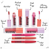 Technic Lip Vault 9-piece lipstick and gloss set - British product