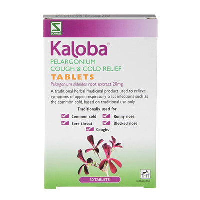 Schwabe Pharma Kaloba Pelargonium Soulagement de la toux 30 comprimés