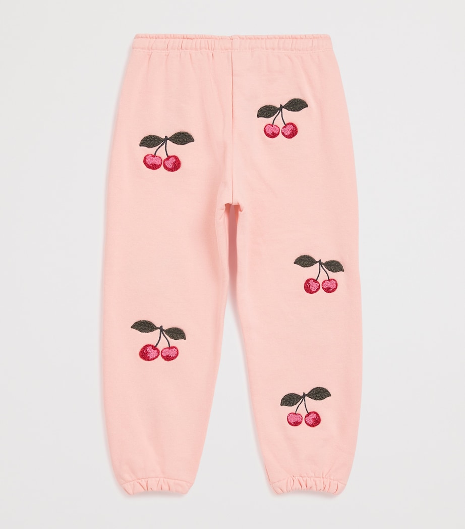 KONGES SLOJD children's sweatpants with cherry motif 6 months to 10 years, UK version