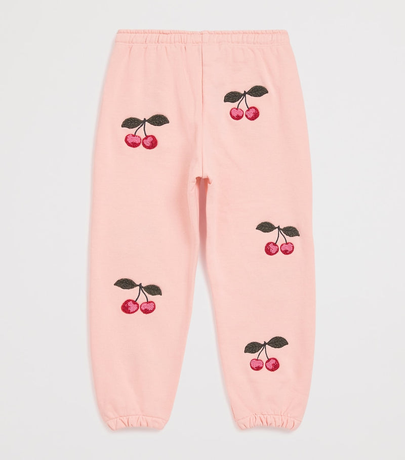 KONGES SLOJD children's sweatpants with cherry motif 6 months to 10 years, UK version