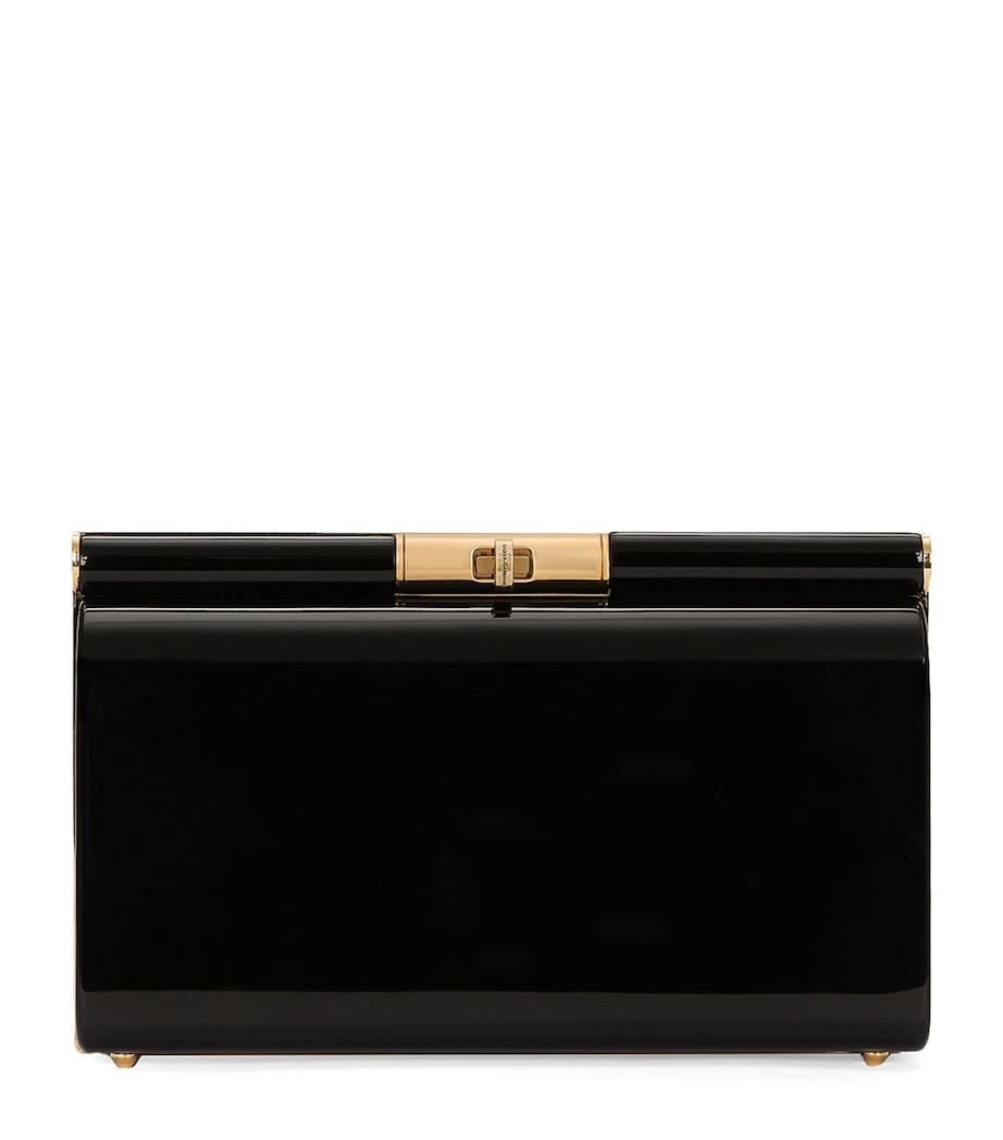 Dolce&Gabbana patent clutch bag small (British brand)
