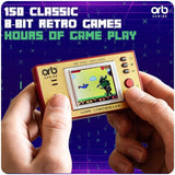 Thumbs Up Orb Retro mini handheld console gold 150 games - British product