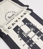Harrods Caviar tea towel set of 2, UK version