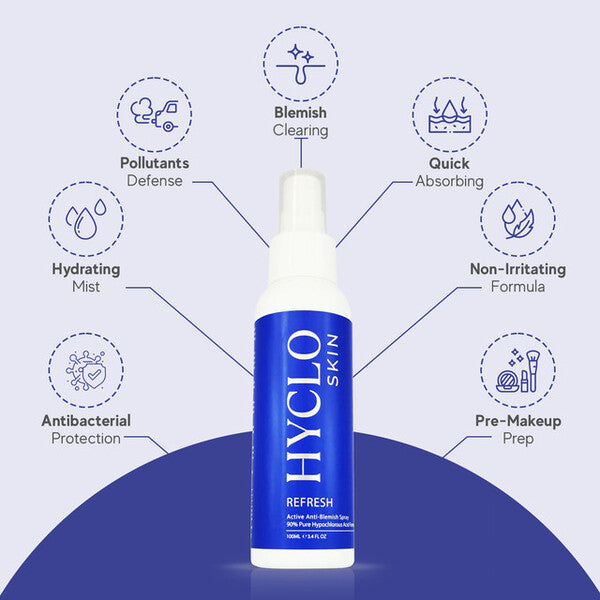 HYCLO Skin Refresh anti-blemish spray 100ml - British product