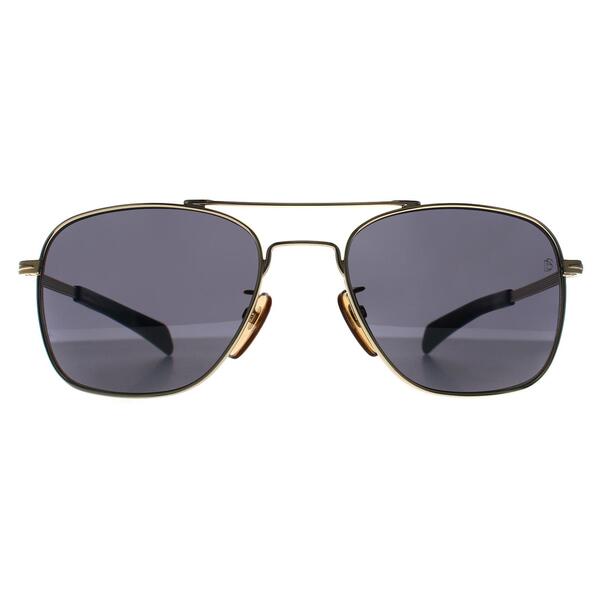David Beckham DB 7019/S gold mirrored sunglasses (British brand)