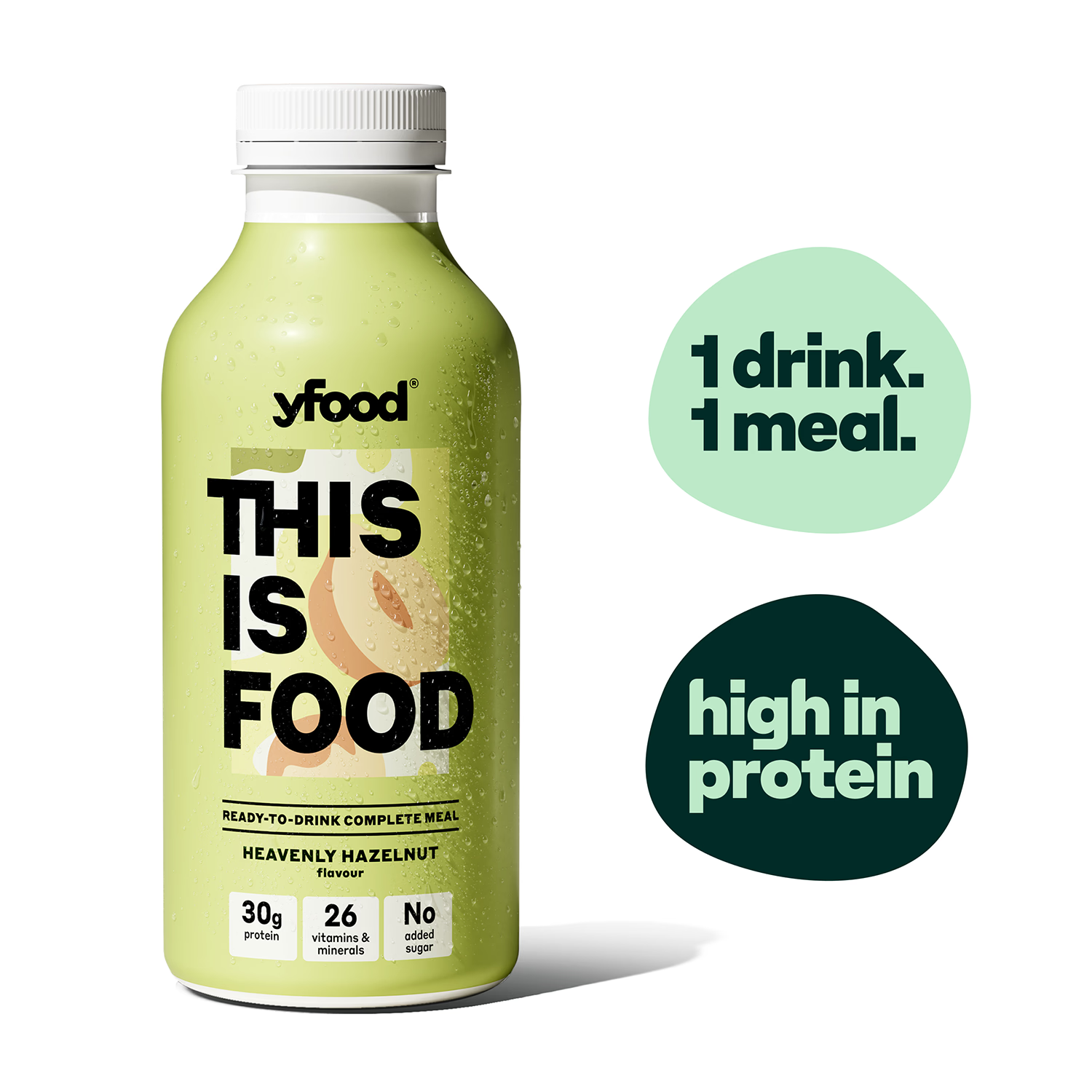 Yfood complete meal drink heavenly hazelnut 500ml, UK version