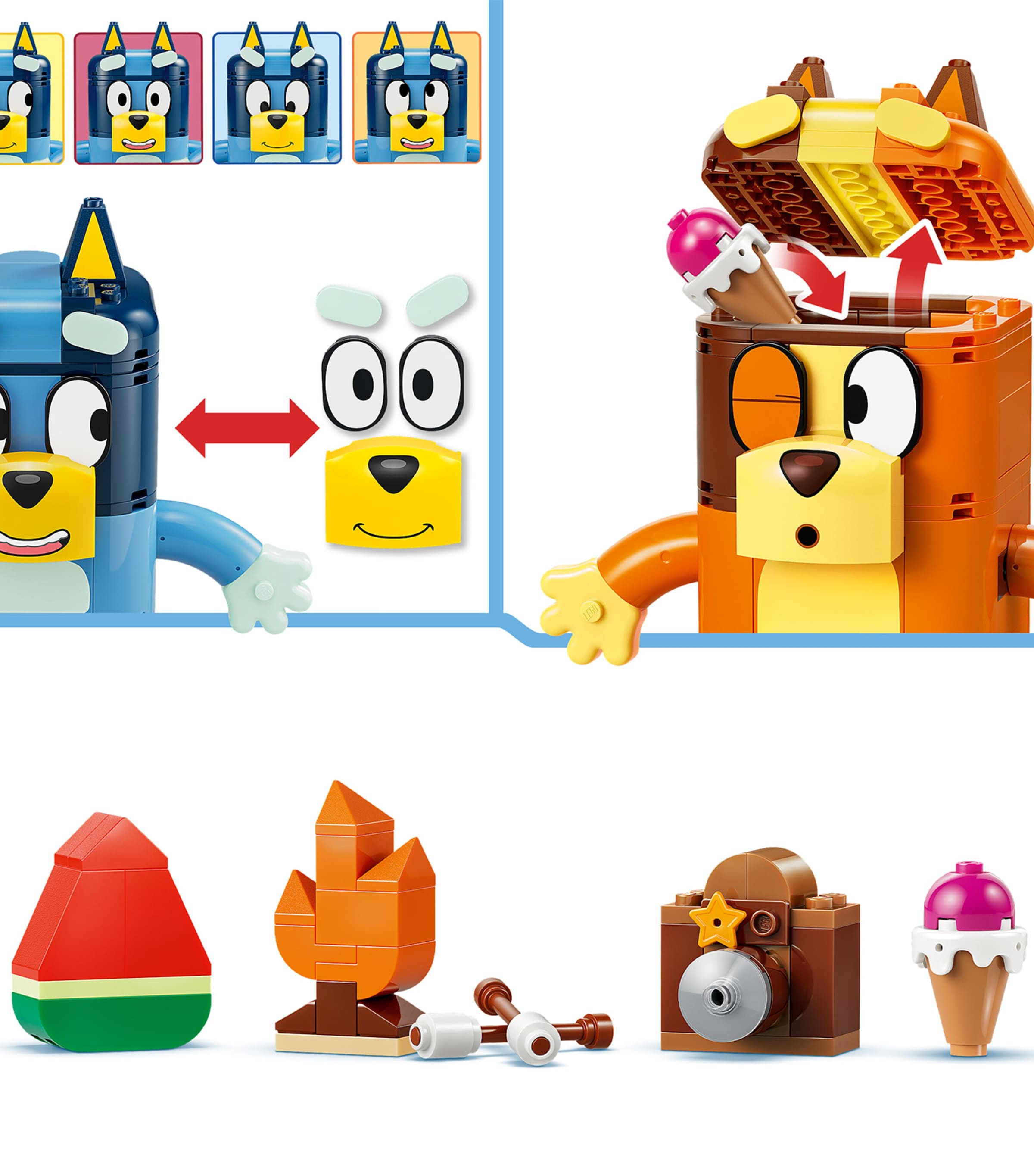 LEGO Bluey family figures building set 466 pieces (British brand)