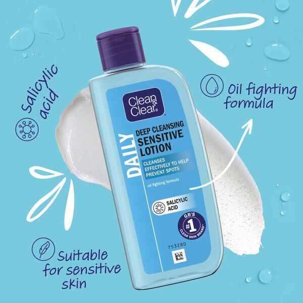 Clean & Clear Sensitive Cleansing Lotion 200ml GOODS Superdrug   