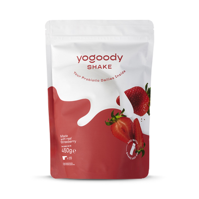Holland & Barrett Yogoody Probiotic Yogurt Style Shake Strawberry 450g- Buy online at McGrocer
