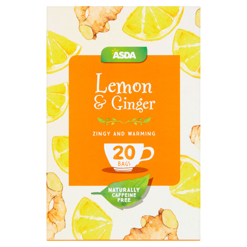 ASDA Lemon & Ginger 20 Tea Bags GOODS ASDA   