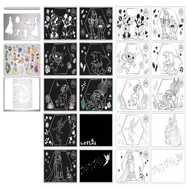 Totum Disney 100 scratchbook activity set - British product