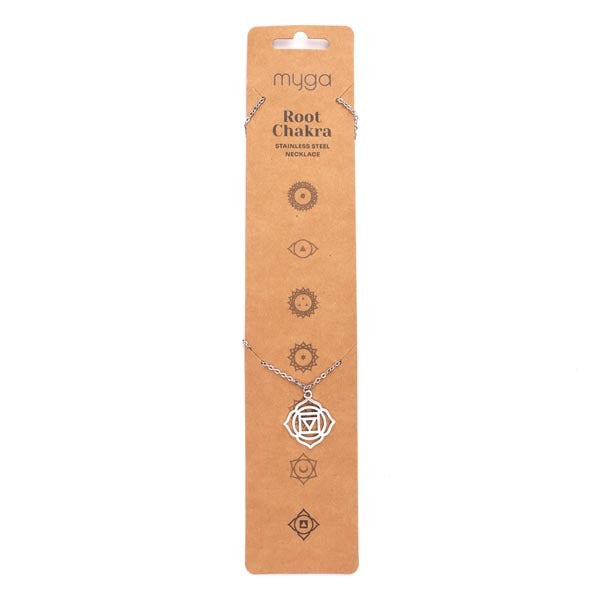 Myga root chakra necklace 43cm pendant - British product