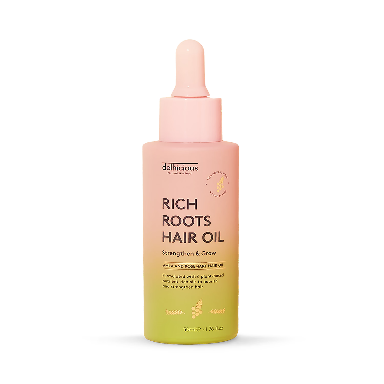 Delhicious Rich Roots hair oil 50ml, UK version