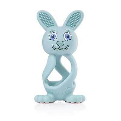 Superdrug Brush Baby Bobbie Bunny Baby Teether Eucalyptus Green- Buy online at McGrocer