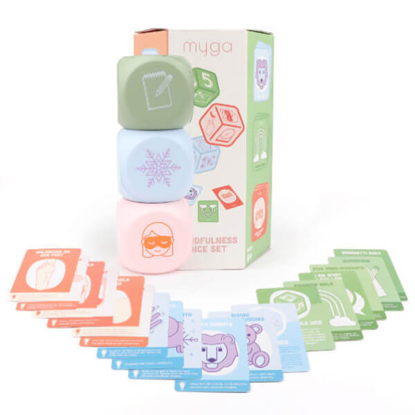 Myga Kids Mindful Dice and Card Set
