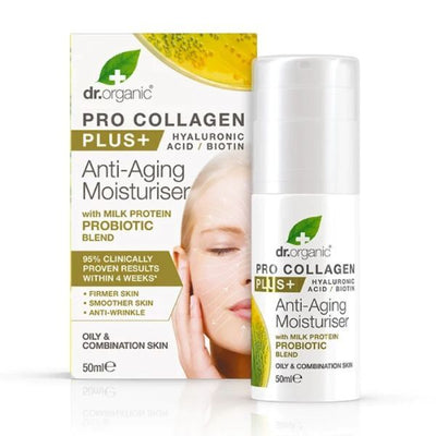 Dr Organic Pro Collagen Plus Probiotic Facial Moisturiser 50ml