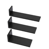 Tutti Bambini Rio Set of Three L-Shaped Wall Shelves - Slate Grey GOODS Boots   