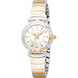 Just Cavalli silver snake watch for ladies stainless steel, UK version