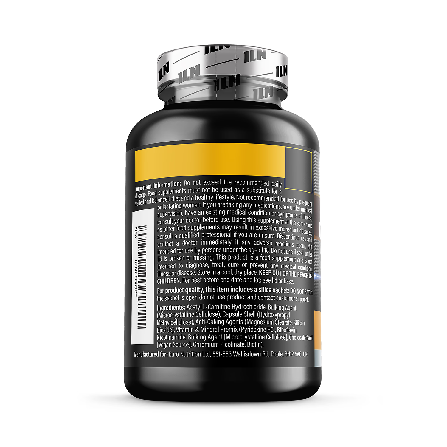 Iron Labs Acetyl L-Carnitine capsules 120 count, UK version