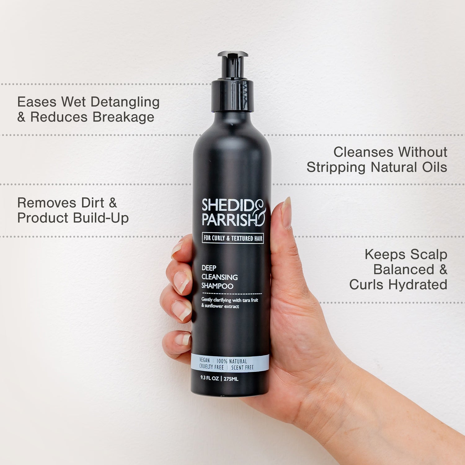 Shedid & Parrish deep cleansing shampoo 275ml - British product