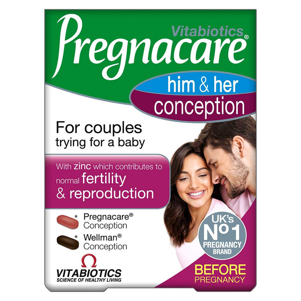 Vitabiotics Pregnacare Him and Her Conception - 60 Tablets