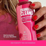 WooWoo Cranberry Cleanse pH-balanced intimate wash, imported from the UK