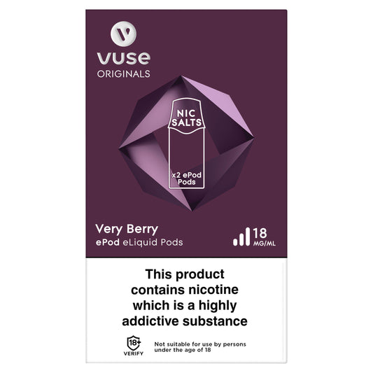 Vuse Vype ePod Refills Very Berry 18mg