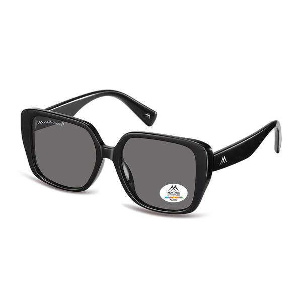 Montana women's black polarized sunglasses, imported from the UK
